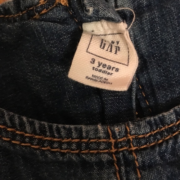 | SOLD | Baby Gap Toddler jean jumper dress - Picture 3 of 3